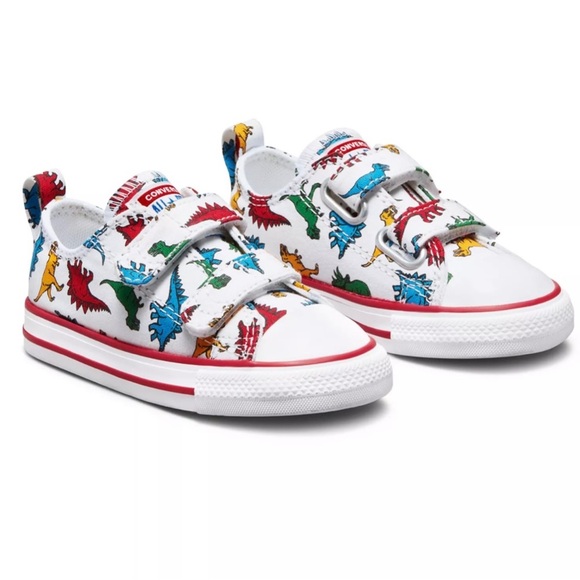 Converse Dinosaur Chuck Taylor All Star Toddler 7 New - Picture 2 of 10